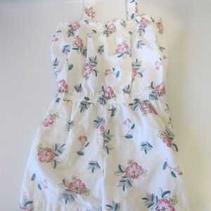 Carter's KID Girl's Floral Romper Size 6/6X EUC